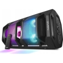 2.0 portatīvais skaļrunis SVEN PS-670 melns, jauda 2x32.5W (RMS), TWS, Bluetooth, FM, USB, microSD, LED displejs, tālvadības pul