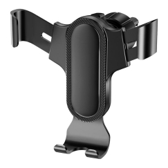 gravity car phone holder for air vent Black