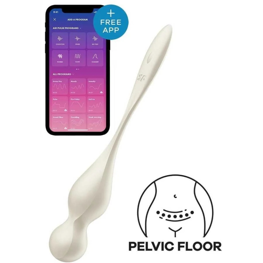 SATISFYER LOVE BIRDS 1 CONNECT APP Valge – 5