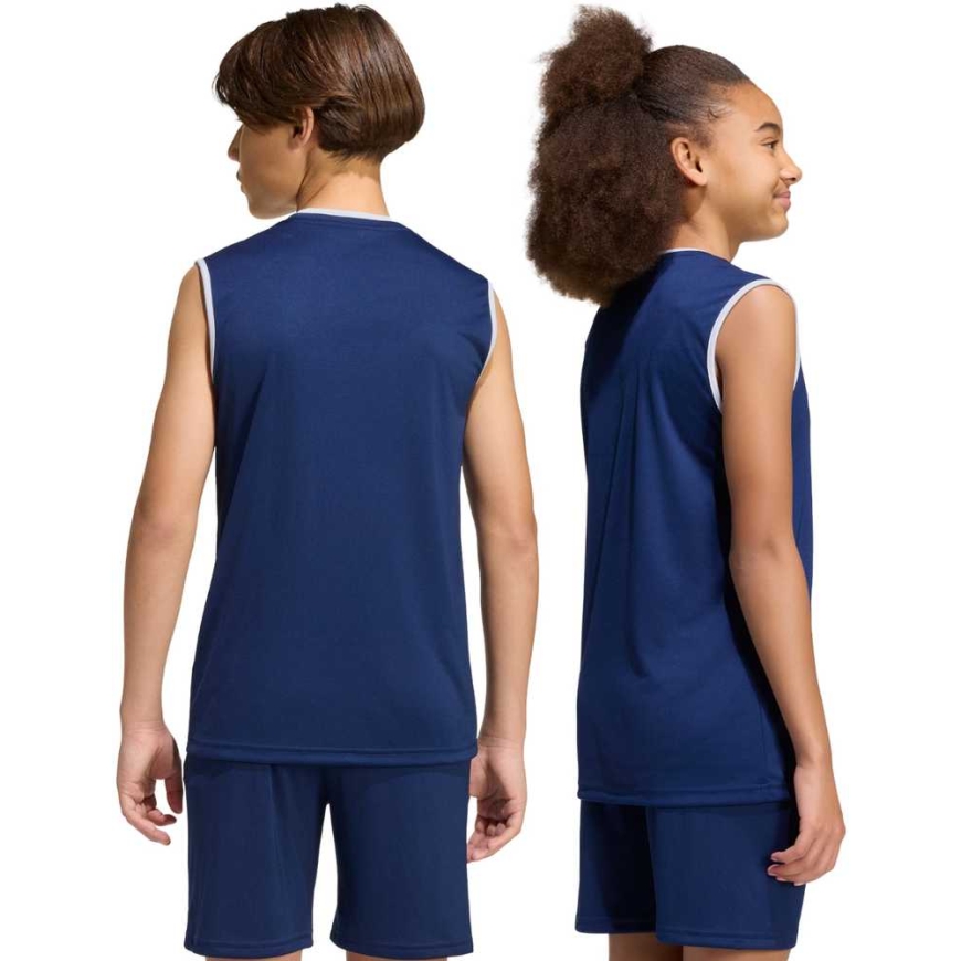 adidas Entrada 26 Sleeveless Jersey lastele tumesinine KB3936 (116cm) – 4
