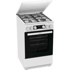 Gorenje GK5C42WF-B Dujinė viryklė Elektrinė orkaitė Balta Plotis 50 cm Gylis 59,4 cm 70 L (3838782931857)