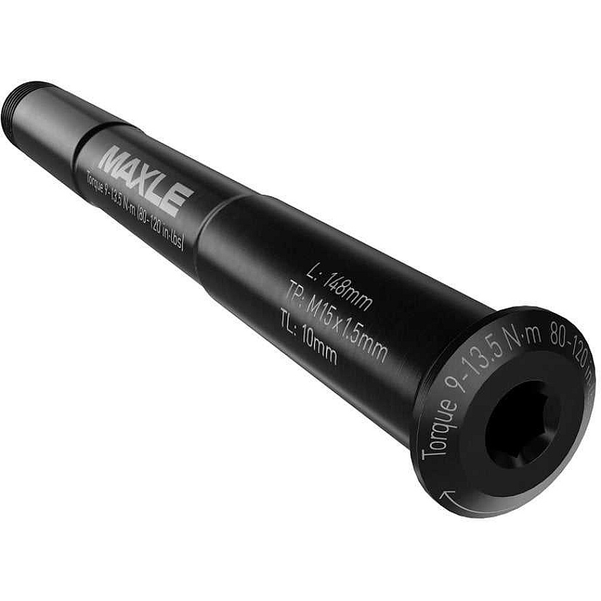 Fiksēta SRAM Maxle Stealth ass, priekšējā ceļa, 12x100, garums 118,5 mm, vītnes garums 9 mm, vītne M12x1,5