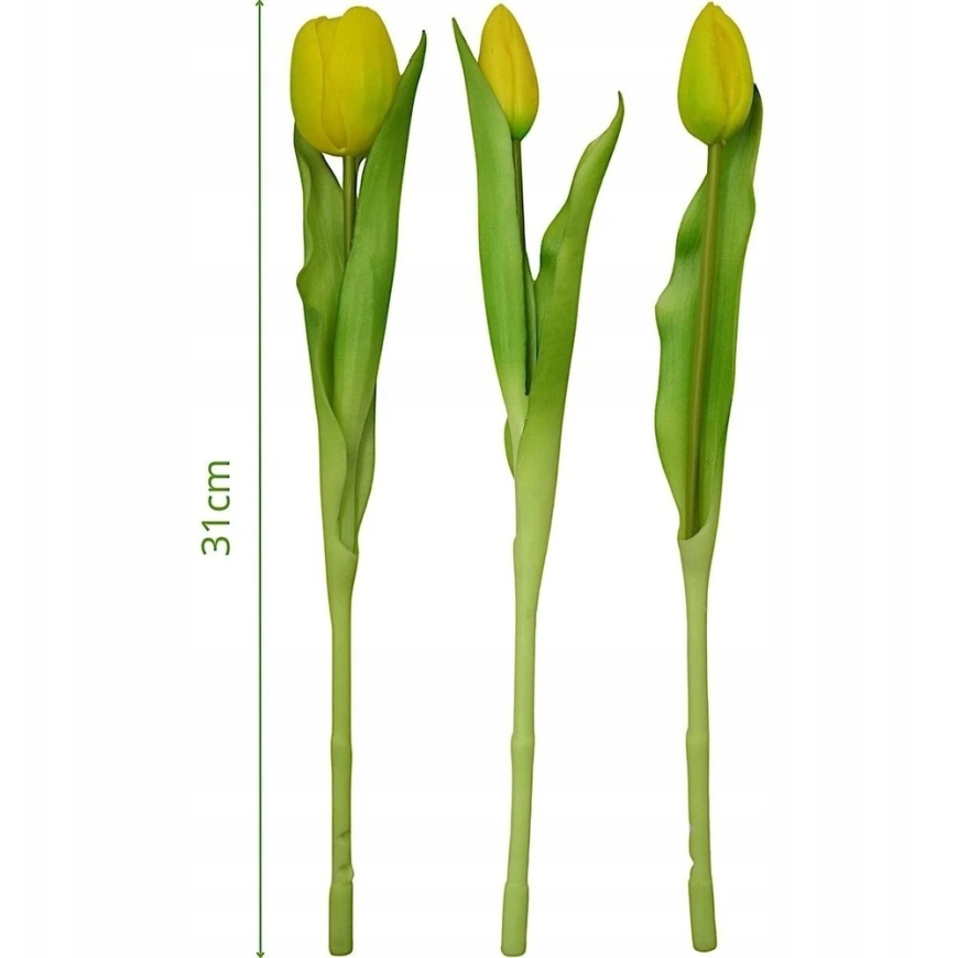 Saska Garden Geltonų tulpių puokštė 31 cm dekoracija – 5