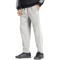 adidas Essentials 3-Stripes Single Jersey Tapered Open Hem housut miehille harmaa KY4215 (L) adidas Essentials 3-Stripes Single Jersey Tapered Open Hem housut miehille harmaa KY4215 (L)