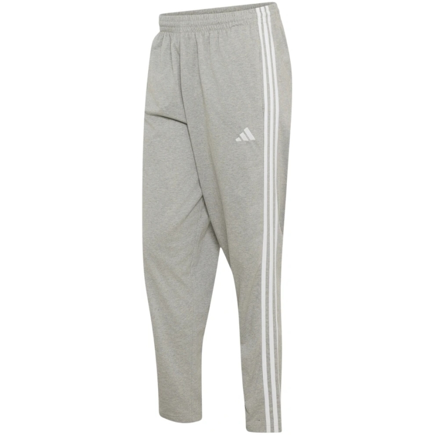 Крюки для мужчин adidas Essentials 3-Stripes Single Jersey Tapered Open Hem серые KY4215 (L) – 2
