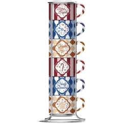 Bialetti Candyland Do Espresso 6 vnt. x 60 ml mėlyna