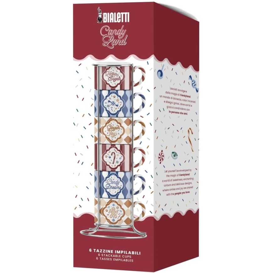 Bialetti Candyland Do Espresso 6 kpl x 60 ml sininen – 2