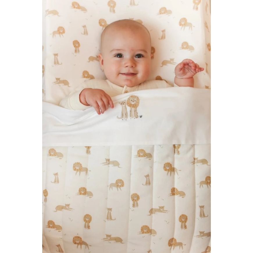 Little Dutch Fitted Cot Sheet `Safari Leo´ 60 x 120 cm – 3