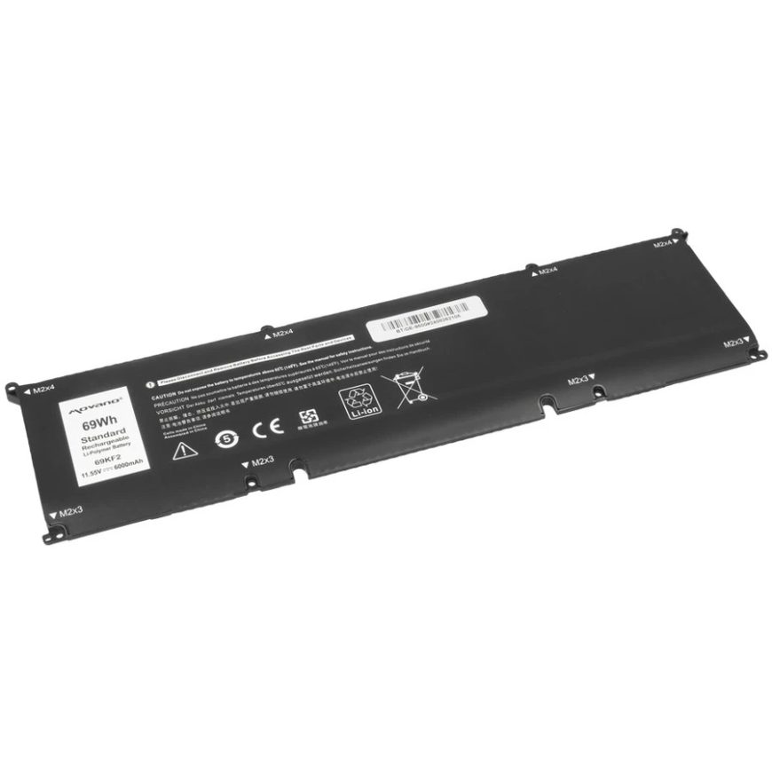 Movano 69kf2 battery for Dell Alienware M17 M15 R3 R4 Precision 5550 XPS 9500 9510 - 6000 mAh (69 WH) – 2
