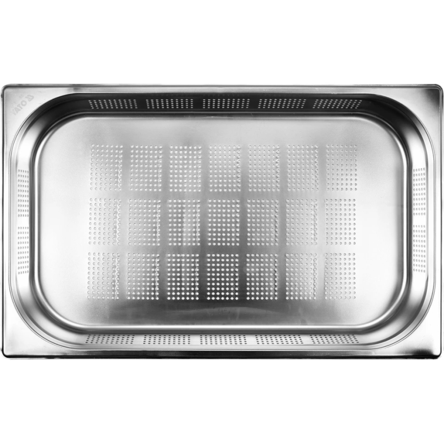 Yato Toya Sa Poland Perforuotas gastronominis indas GN 1/1 | 530 × 325 × 65 mm | nerūdijantis plienas | 8,5 l (YG-00342) – 4