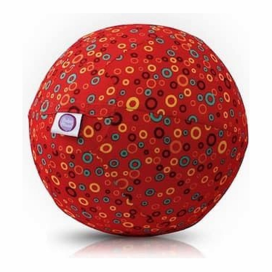 Tegemist! Bubabloon lateksballoon kangakattega Circles Red