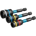 Makita Yhdistetyt mutteripäät iskukoneistettu musta 2-in-1 MZ-setti, 3 kpl., 7/8x65mm, 8/10x65mm, 10/13x65mm E-29826 7/8x65mm, 8