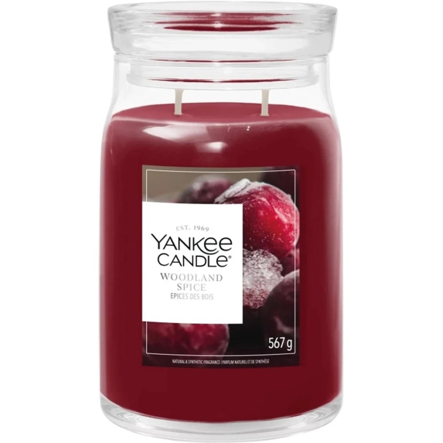 Yankee Candle Woodland Spice Signature scented candle, 567 g