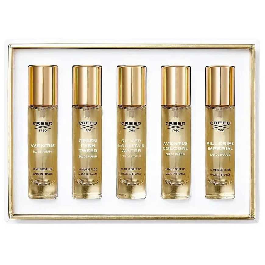 Набор Creed: Aventus, Eau De Parfum, Для мужчин, 10 мл + Зелёный Ириш Твид, Eau De Parfum, Для мужчин, 10 мл + Серебряная Горная – 2