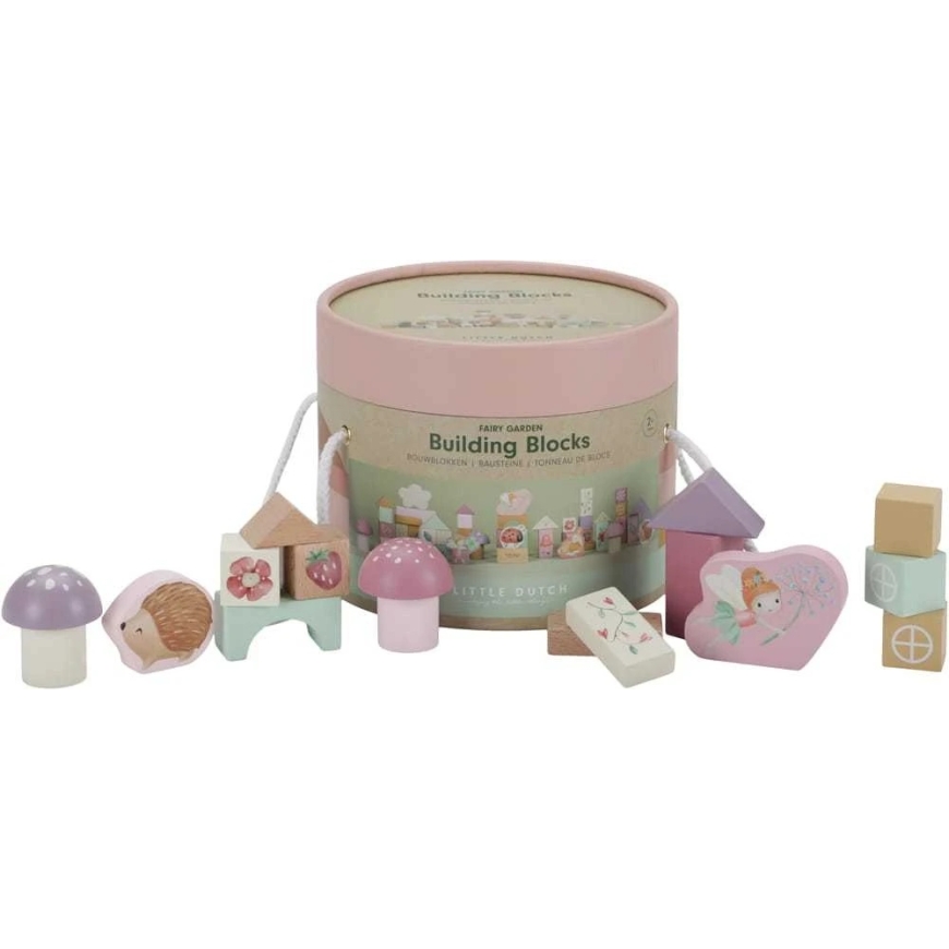 Little Dutch Wooden Blocks 'Fairy Garden'