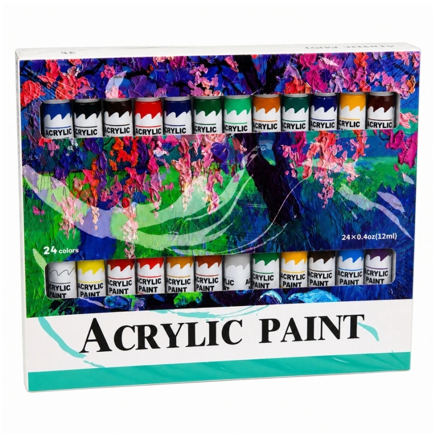 Lean Akryylivärit 12 ml 24 kpl. – 5