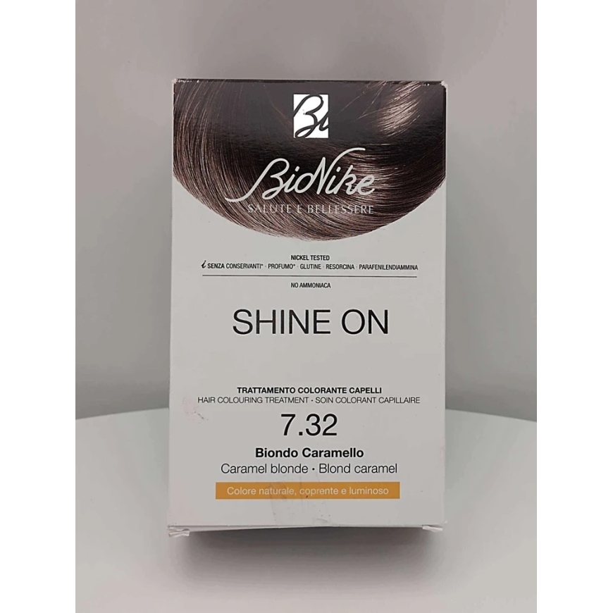 L'Oreal BioNike Shine On Püsiv Juuksevärv 7.32 Karamell Heledatele Juustele, 145 ml – 2