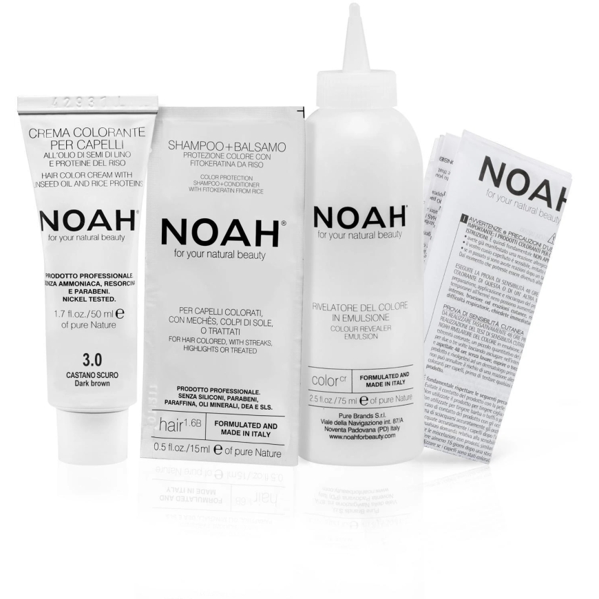 Noah Pysyvä Hiusväri 3.0 Tummanruskea Pitkäkestoiset hiusvärit, 140 ml – 2