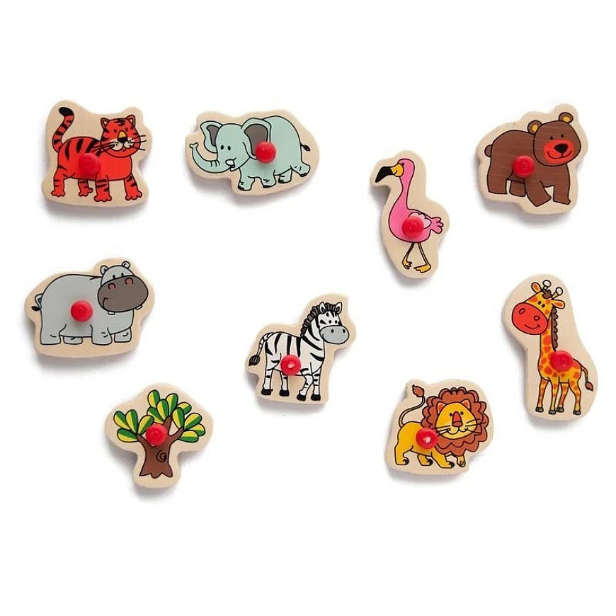 Woodyland Puzzle Stamp "African Animals" – 4