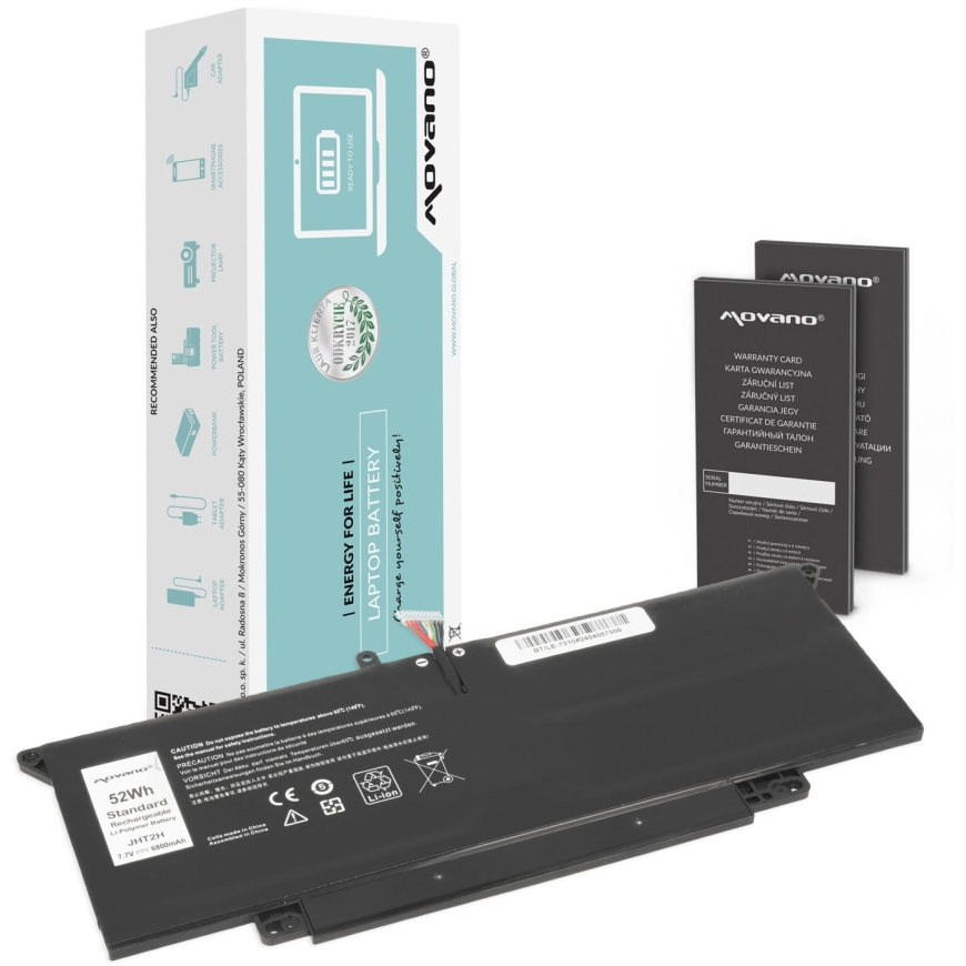 Аккумулятор Movano для Dell Latitude 13 7310 7410 (5904162456758)