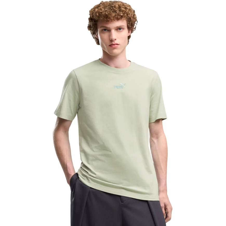 Puma Men's ESS Small No.1 Logo Centered Tee Light Green 692912 28 (M)