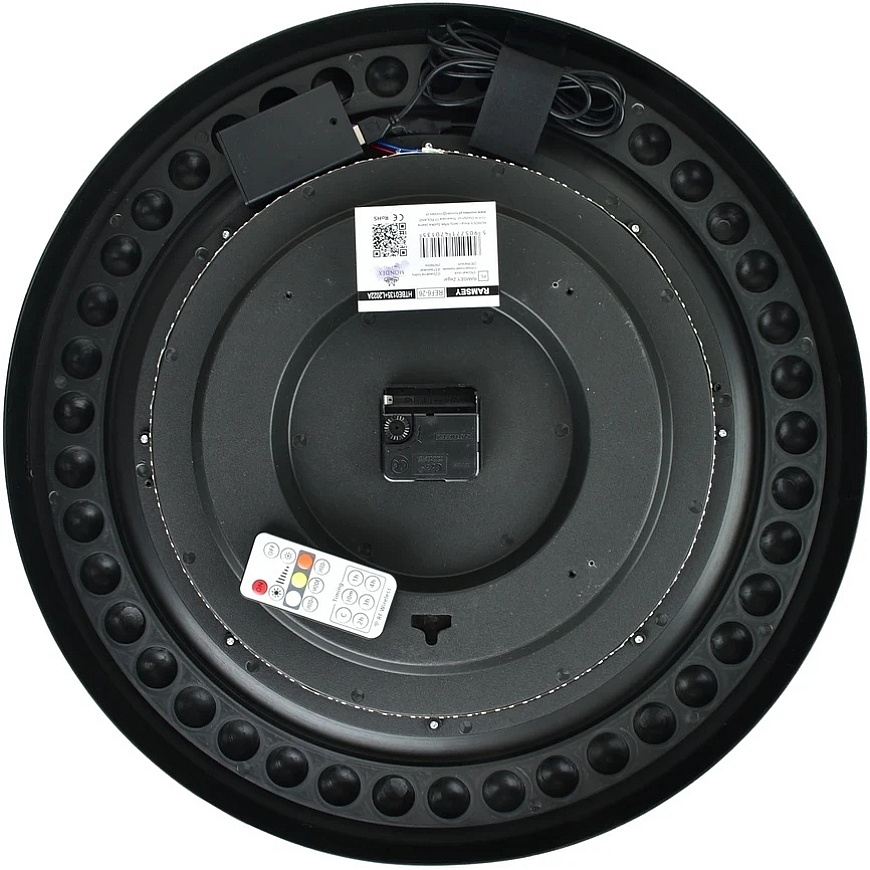 Часы Mondex с подсветкой RAMSEY 50x50x4см с пультом дистанционного управления – 3