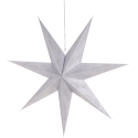 Ziemassvētku dāvanas DEKORATĪVI PAPIRS ZVAIGZNE 60CM SILVER