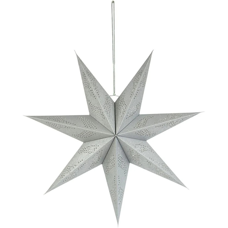 Joululahjat KORISTEBEDELI PAPERITÄHTI 60CM HOPEA – 5