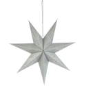 Ziemassvētku dāvanas DEKORATĪVI PAPIRS ZVAIGZNE 60CM SILVER