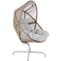 Home4You Dorian Armchair with Swivel Mechanism, 89x95xH154 cm, Light Brown Home4You Dorian Armchair with Swivel Mechanism, 89x95xH154 cm, Light Brown