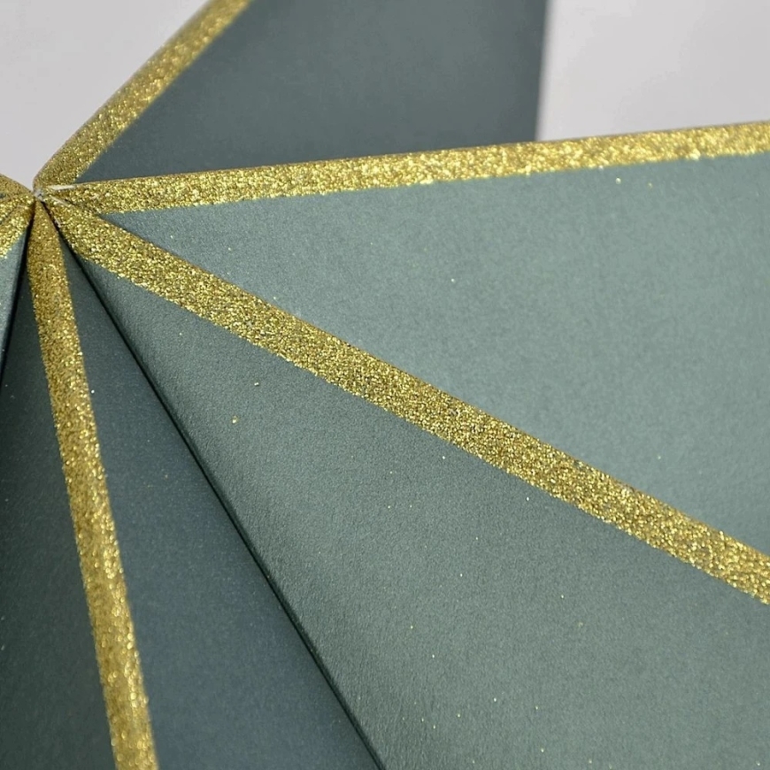 Edelman Dekoratīvā Augoša Zvaigzne Papīrs FSC 18x45CM Zaļa 7 Stari MICA – 5