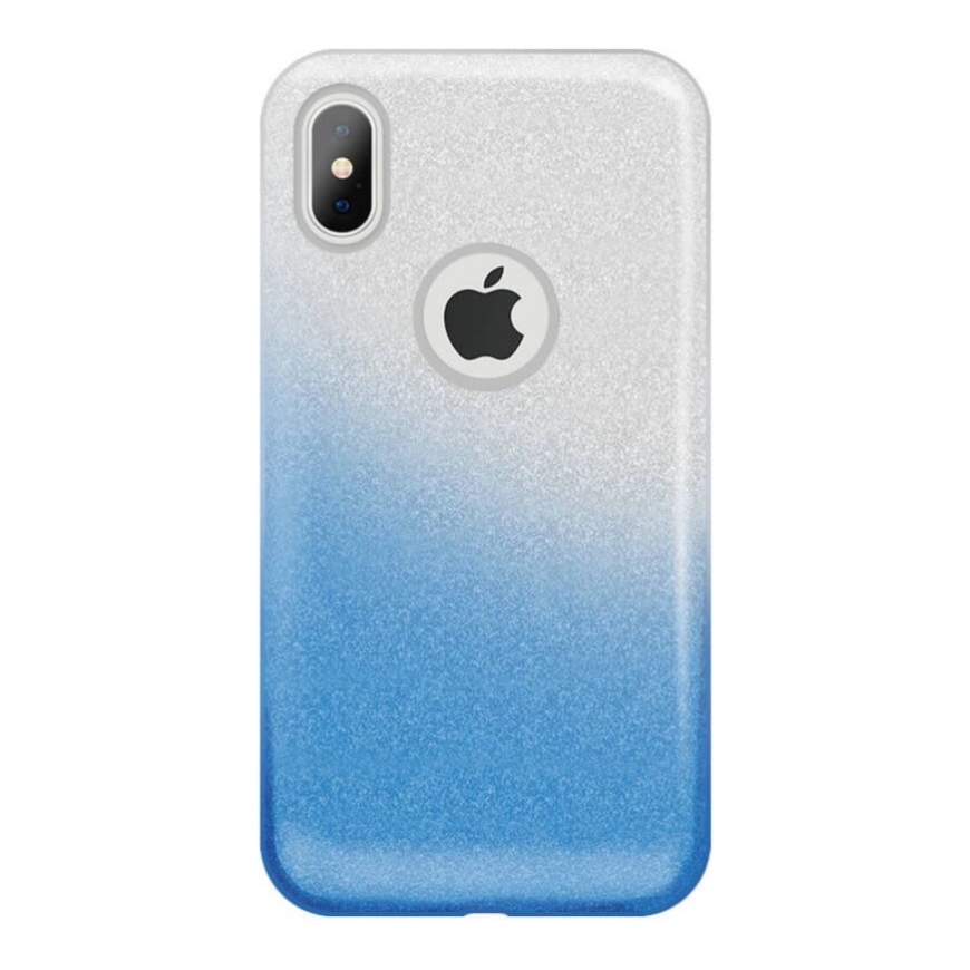 Huawei P Smart 2019 / Honor 10 Lite gradiendi sära 3in1 kaitseümbris Sinine