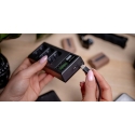 Charger - Newell CD-USB-C Three Channel Charger for Canon LP-E6 Batteries USB-C, Micro USB, Black