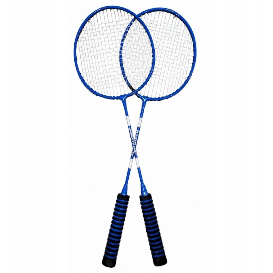 Lean Toys Badmintono rinkinys mėlynas 2 vnt. – 2