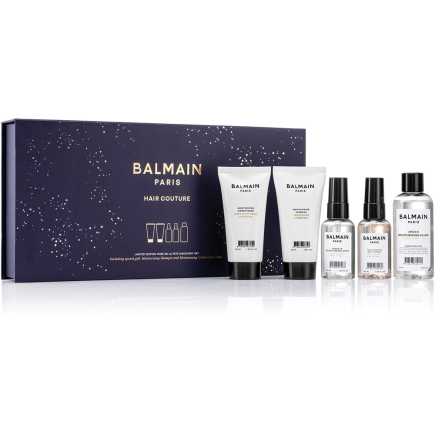 Balmain komplekt Balmain Professionnel: niisutav juusteshampoo niisutamiseks, 50 ml + niisutav juukse conditioner niisutamiseks, – 2
