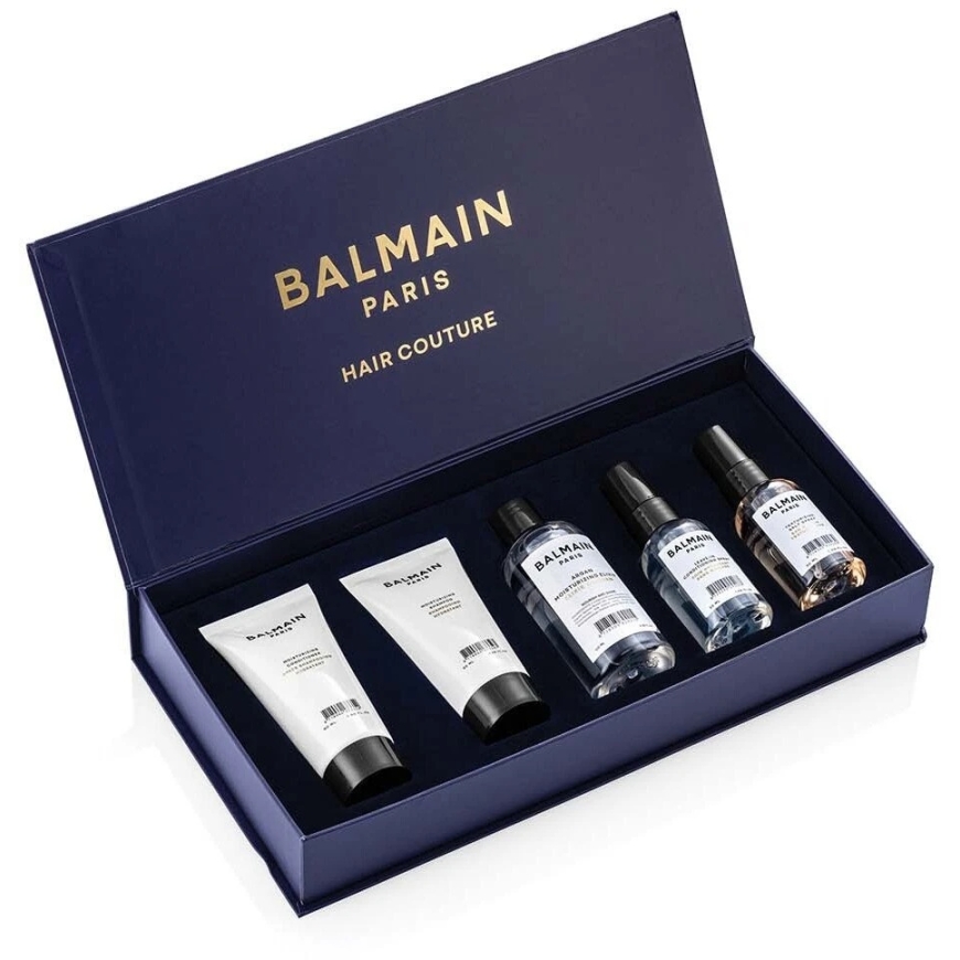 Balmain rinkinys Balmain Professionnel: drėkinamasis plaukų šampūnas, skirtas drėkinimui, 50 ml + drėkinamasis plaukų kondicioni – 4