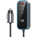 BWOO CC107 PD autosügavlaadija 1x USB-C – USB-A pistik 30W must BWOO CC107 PD autosügavlaadija 1x USB-C – USB-A pistik 30W must