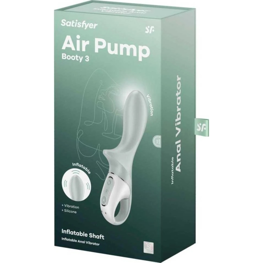 Satisfyer Air Pump Booty 3 pelēki zaļš – 2