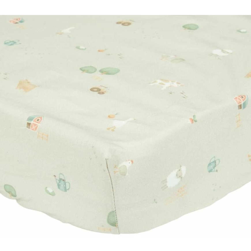 Little Dutch простыня на резинке 70x140/150 см Little Farm TE10514022