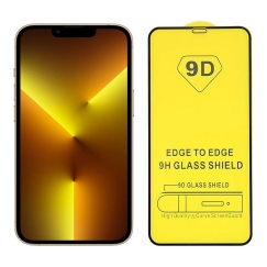 TakeMe 9D Hybrid Fleksibls Pilnas virsmas aizargstikls Apple iPhone 14 Pro Max 6.7'' Melns Rāmis
