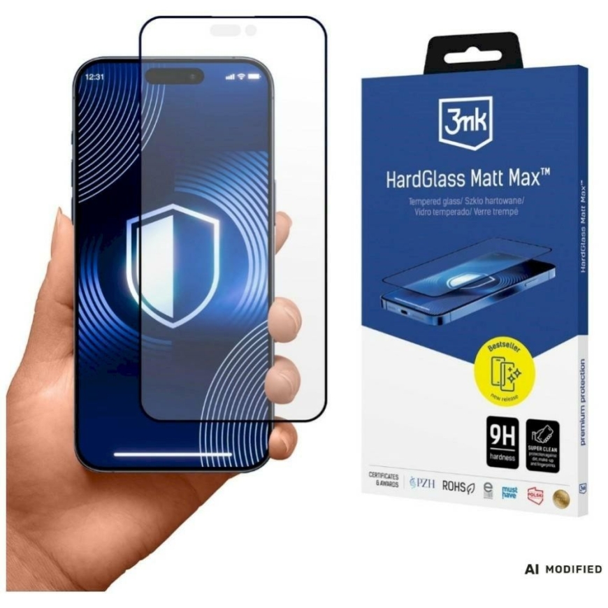 Apple iPhone 18 Pro Max - 3mk HardGlass Matt Max (5903108780759)