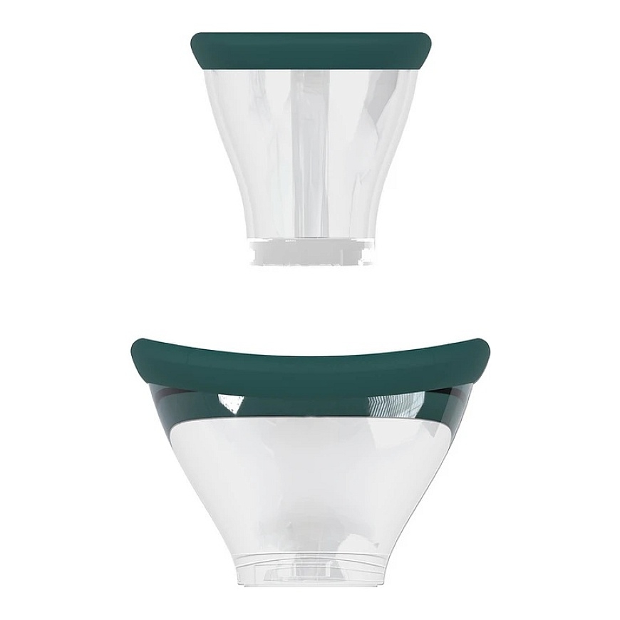 Pumped By Shots "Exquisite" – rechargeable vulva and breast pump – "Forest Green" – 5