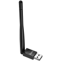 Hoco HI37 USB Wi-Fi -adaptor Wi-Fi4 musta Hoco HI37 USB Wi-Fi -adaptor Wi-Fi4 musta
