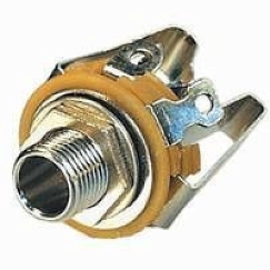Ligzda 6.3mm mono metala korpusa AU/H-6.3M-F-M (4051366110830)