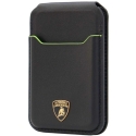 Audi Lamborghini D1 ehtne nahast MagSafe telefonikott - Must ja Roheline Audi Lamborghini D1 ehtne nahast MagSafe telefonikott - Must ja Roheline