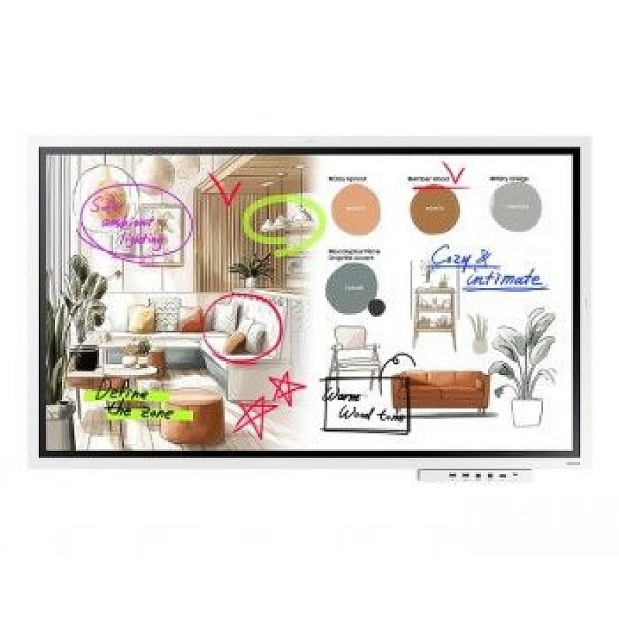 SAMSUNG FLIP PRO DIGITAALNE FLIPBOARD, WM55F-X, 55" UHD, TAGAPOOL (HDMI IN/OUT, TOUCH OUT, USB 3.0, LAN, AUDIO), WIFI WPA2 ENTER