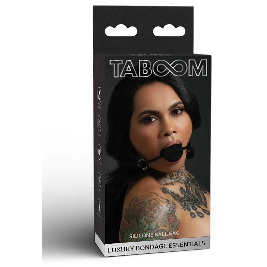 Taboom Silikoonist Pall Suu Gag Must