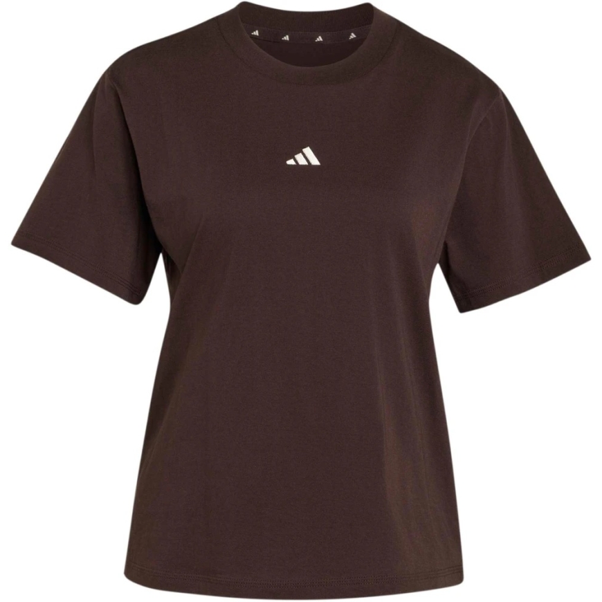 adidas Essentials Small Logo Women's T-Shirt Brown KX0795 (XS) – 2