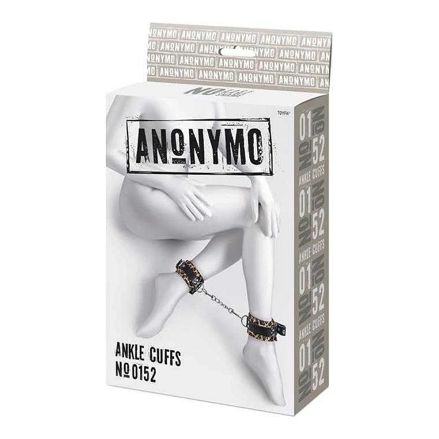 Toyfa Anonymo anālās pērlītes, PU āda, druka, 27 cm