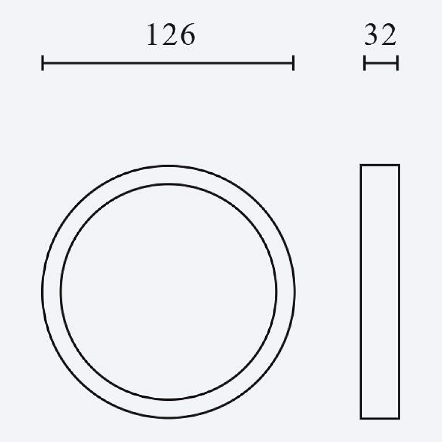9W MOLLY CCT laevalgusti paigalduskorpus ümmargune valge 32 mm kõrge 200913-II (5905378224889)